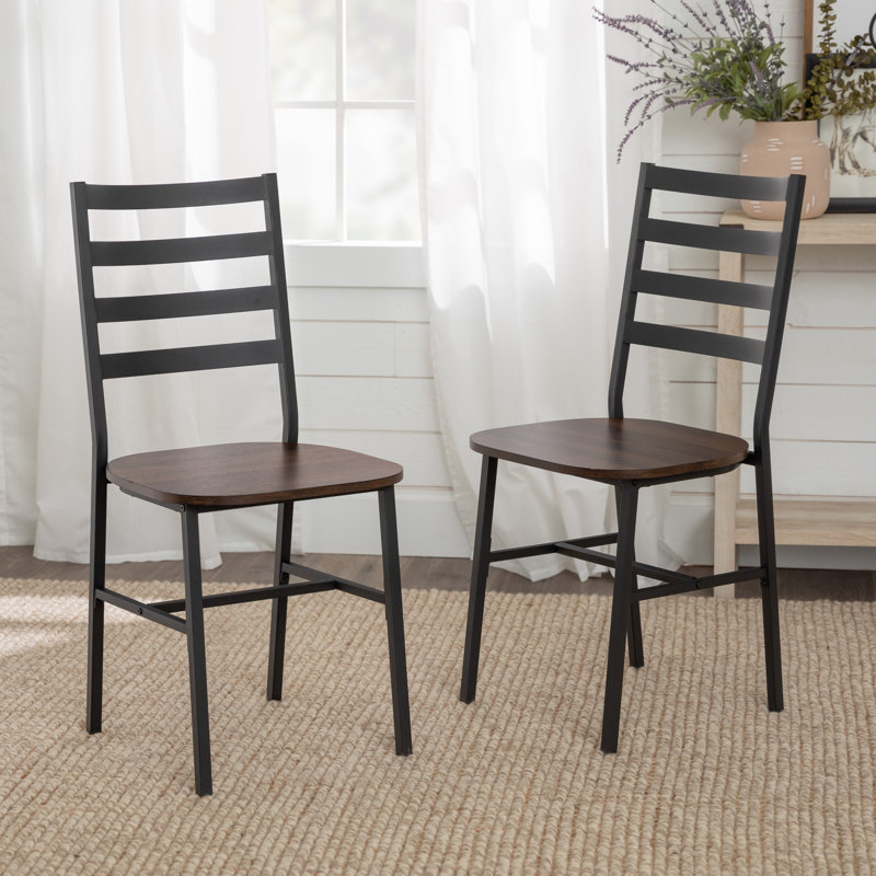 Chaise d'appoint Kaydience, Noyer foncé