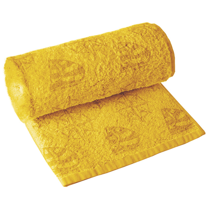 Aine Fun Embossed Beach Towel 75x150, Yellow