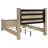 Weathered Oak 55-inch Eastern King Panel Bed