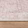 Elise Beige Distressed Rug – Machine Washable Flatweave Style With Non-Slip Backing