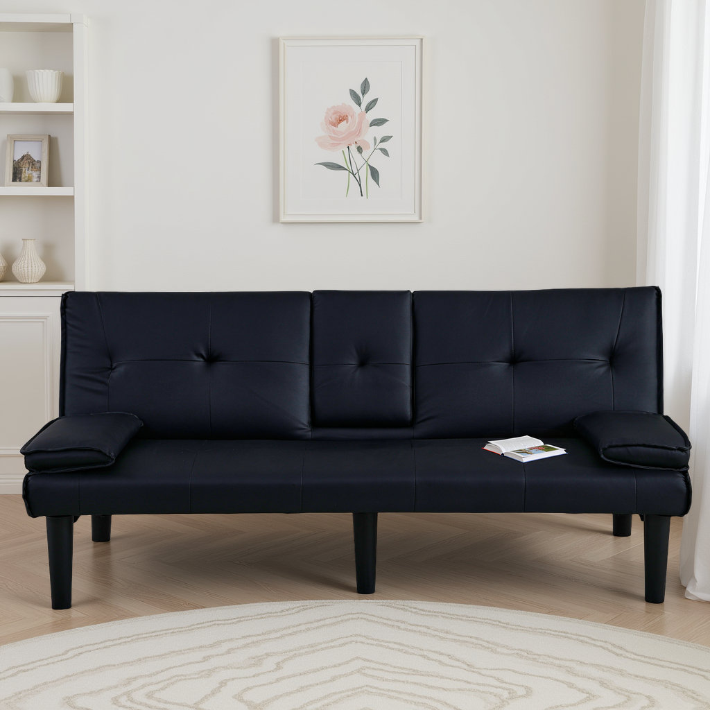 Hokku Designs 3 Colour Convertible Sofa Bed with Cup Holder – Space ...