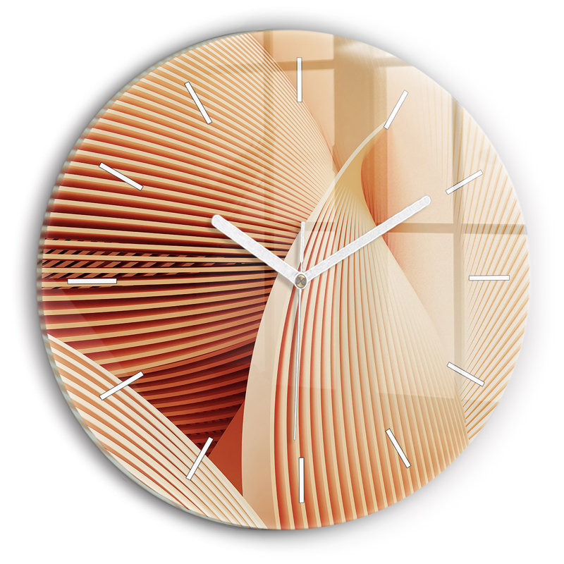 Glass Wall Clock