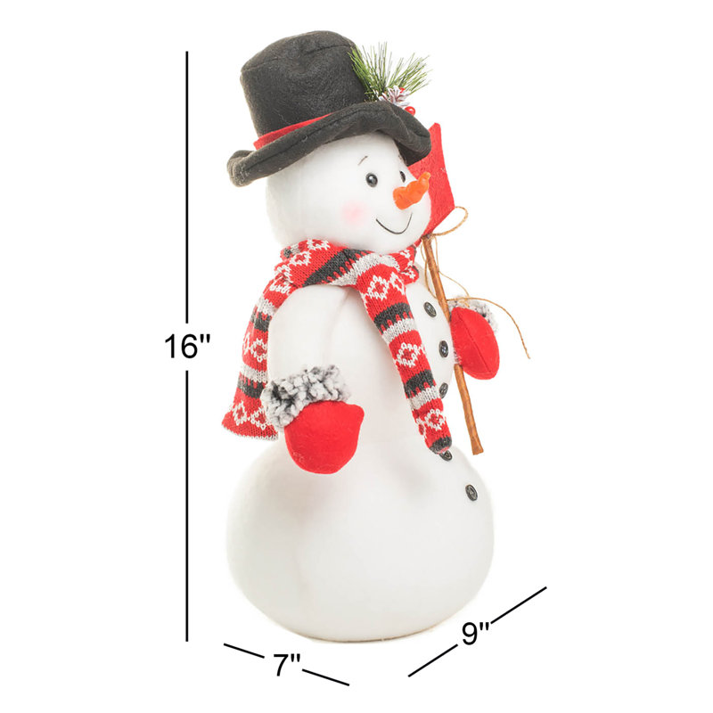Blanc bonhomme de neige majestueux
