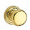 Round Passage Door Knob with Traditional Round Rose
