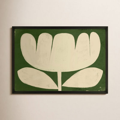 Flower on Green Painting