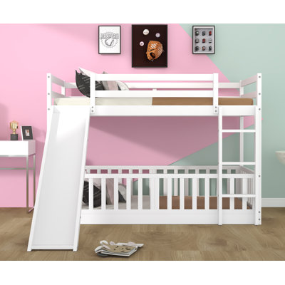 Siegbald Kids Twin Over Twin Bunk Bed