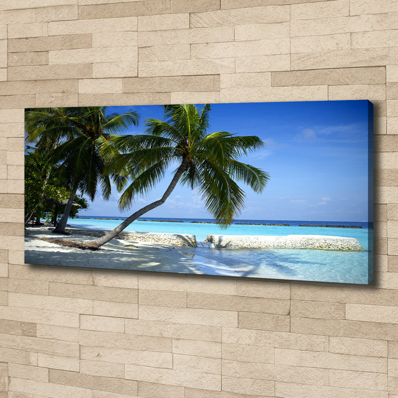 Tropical Beach - Wrapped Canvas Print