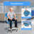 Portable Aluminum Alloy Shower Wheelchair with Fixed Arm