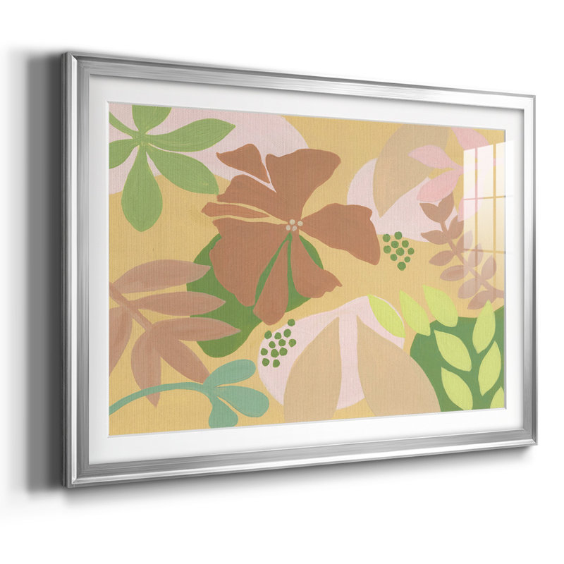 Neutral Blooms IV, reproduction d'art encadrée, Argent, H 19 po x l 27 po x P 1,5 po