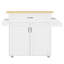 Sykesville Wood Kitchen Cart-1357994217