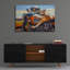 «Fast And Furriest» par CR Townsend, art mural en verre acrylique