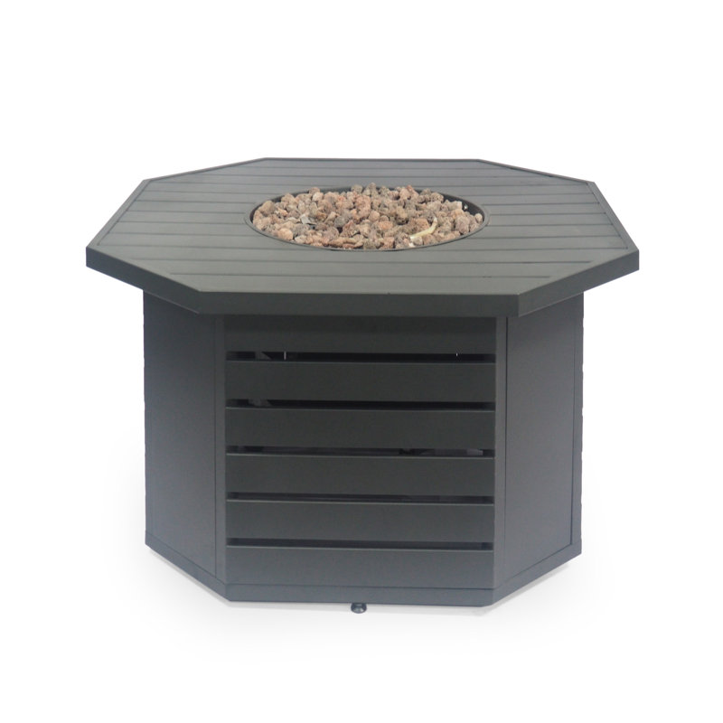 Foyer octogonal en fer 50000BTU