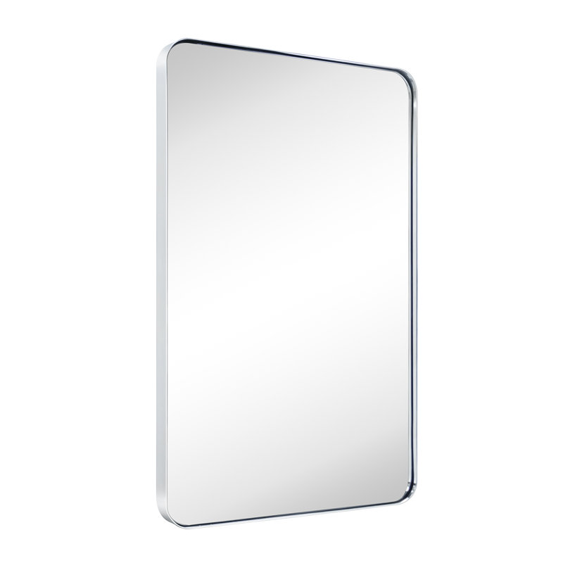 Miroir de salle de bain Kengston, 30 po x 20 po, Nickel poli