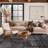 Rambo Geometric Black/Ivory Area Rug-1198745328-1163769021