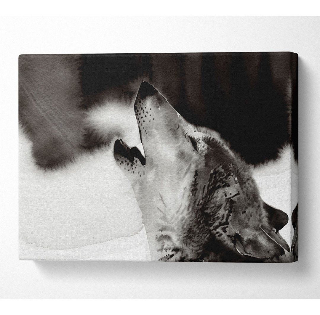 Wolfsgeheul - Kunstdrucke auf Leinwand - Wrapped Canvas