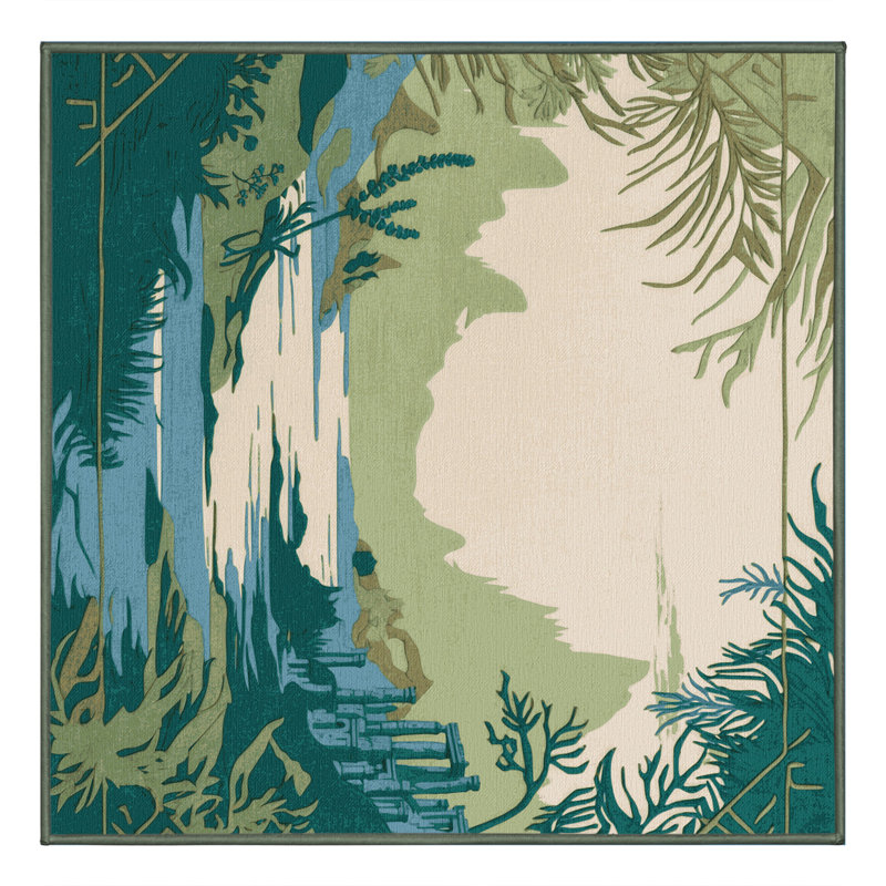 Hero's Legacy Rug, Square 5'