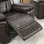 Fauteuil inclinable manuel de cinéma maison avec bande lumineuse à DEL pour le salon, la chambre à coucher, brun-1438614608