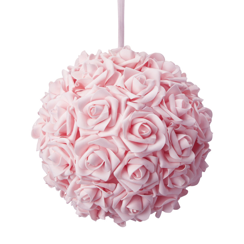 Agencements de rose et de pièce maîtresses en mousse de boules de fleurs, Rose