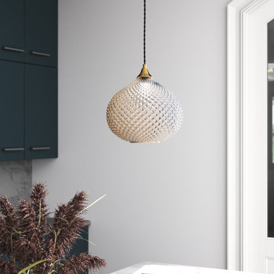 Alfhild 1 - Light Teardrop Pendant