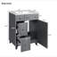 Meuble-lavabo 24 po avec lavabo en céramique, 2 tiroirs, 1 porte à fermeture en douceur-194404837-194404843