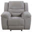 Fauteuil inclinable et oscillant gris Sebring