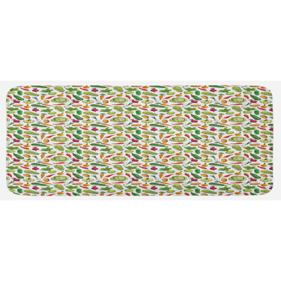 Tapis de cuisine legumes