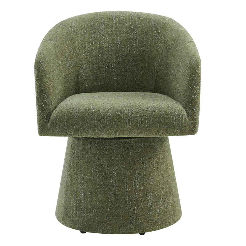 Kyo Chenille Upholstered Barrel Chair (Set of 2)