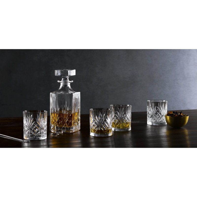 Maxwell 750ml Crystal Glass Decanter with Stopper