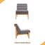 Fauteuil d'appoint Fluffy avec structure en bois massif-1250277043-1250277040