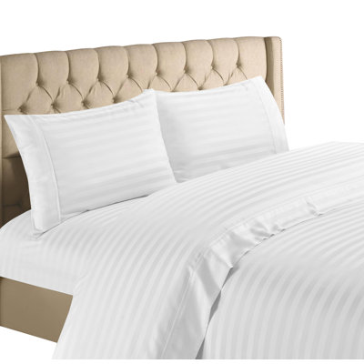 Egyptian Cotton Striped Sheet Set
