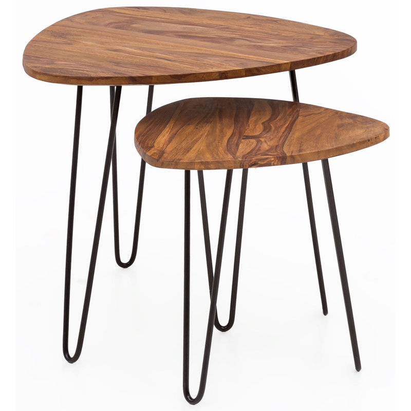 Aldona Solid Wood Nesting Tables