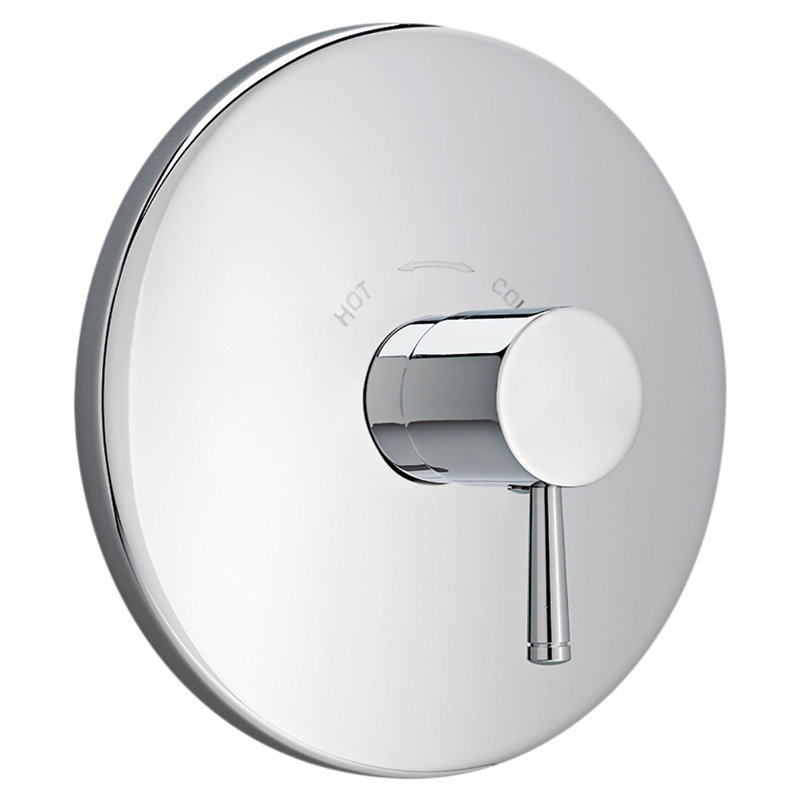 Ensemble de garniture de robinet de douche thermostatique central Serin, Chrome poli