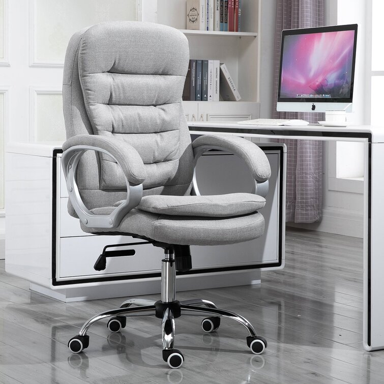 Shamavi Linen Executive Chair with Headrest