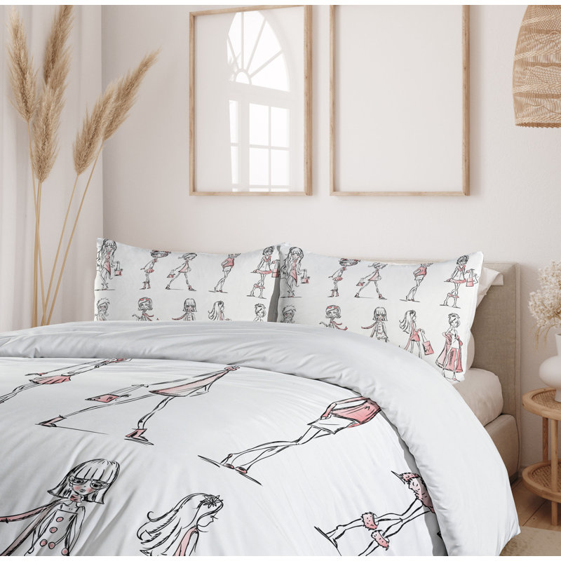 Ensemble de housse de couette mode, Housse de couette très grand et 2 taies