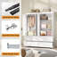 Armoire 74 po avec 4 tiroirs