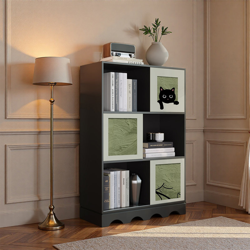 Bibliothèque standard H 47,64 po x l 31,5 po, Noir