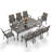 Ausby 8 - Person Patio Dining Set with Rectangular Table