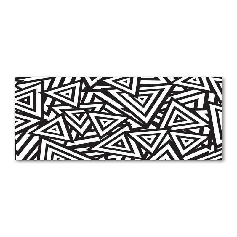 Triangles background 1 Piece Wall Art on Canvas