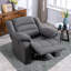 Fauteuil inclinable électrique standard contemporain de 37,1 po de large, rembourré et doux, avec dossier large (ensemble de 2)-299972346