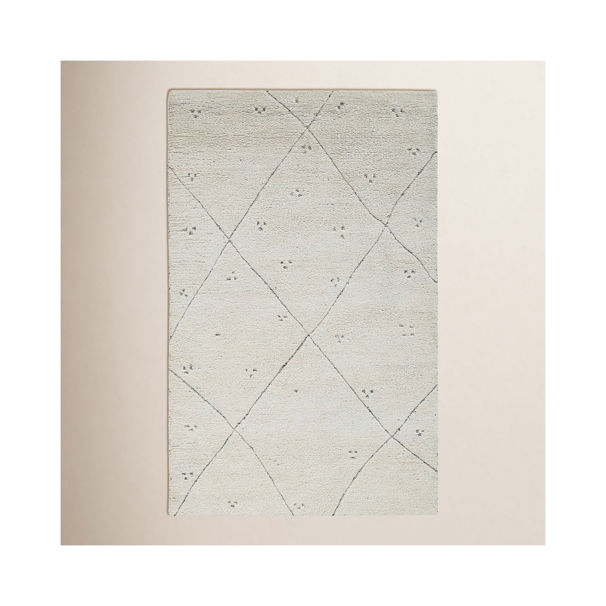 Damani Hand Tufted Wool Rug, Rectangle 6' x 9'