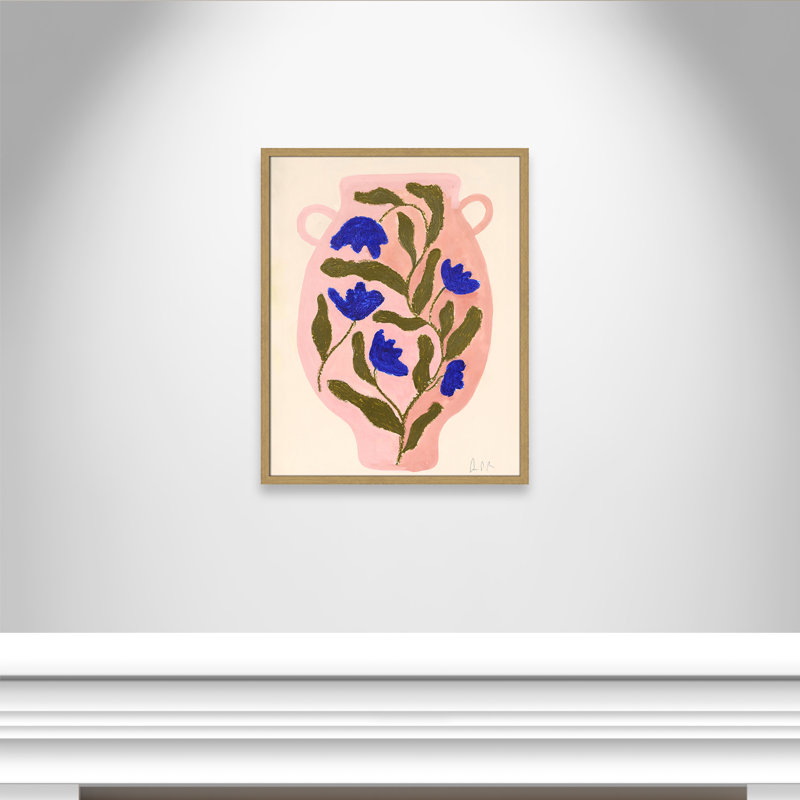 Vase n ° 01 par Camilla Bergqvist, H 29,5 po x l 23,5 po x P 0,75 po, Impression encadrée naturelle sans passe-partout