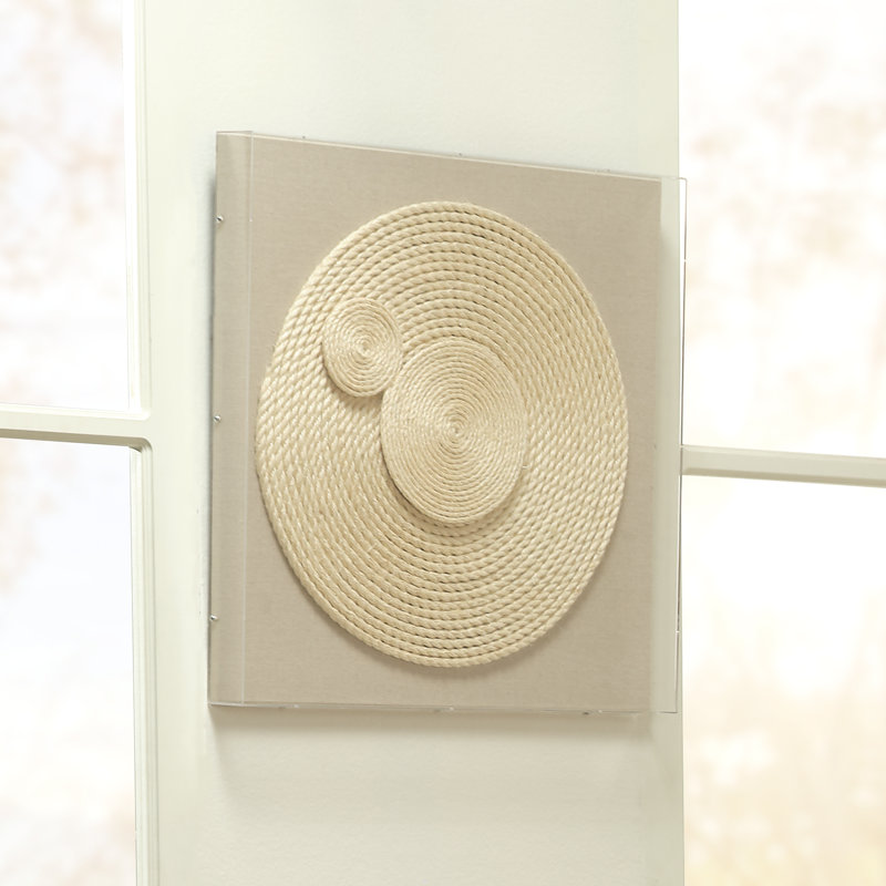 Handmade Jute Rope and Linen Wall Art Decor