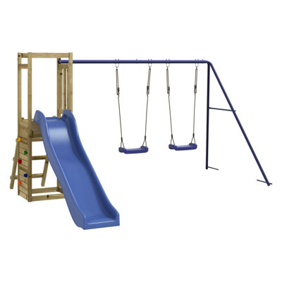 Garrido Freeport Park Swing Set with Swing(s) , Slide(s)