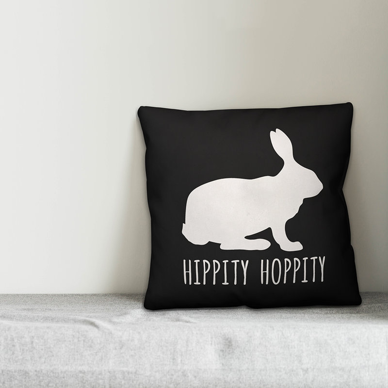  Hippity Hoppity Throw Pillow
