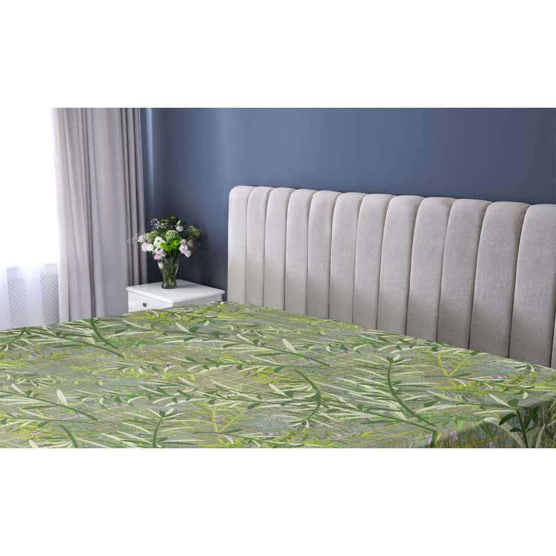 Drap-housse à thème botanique Ambesonne, Drap-housse grand