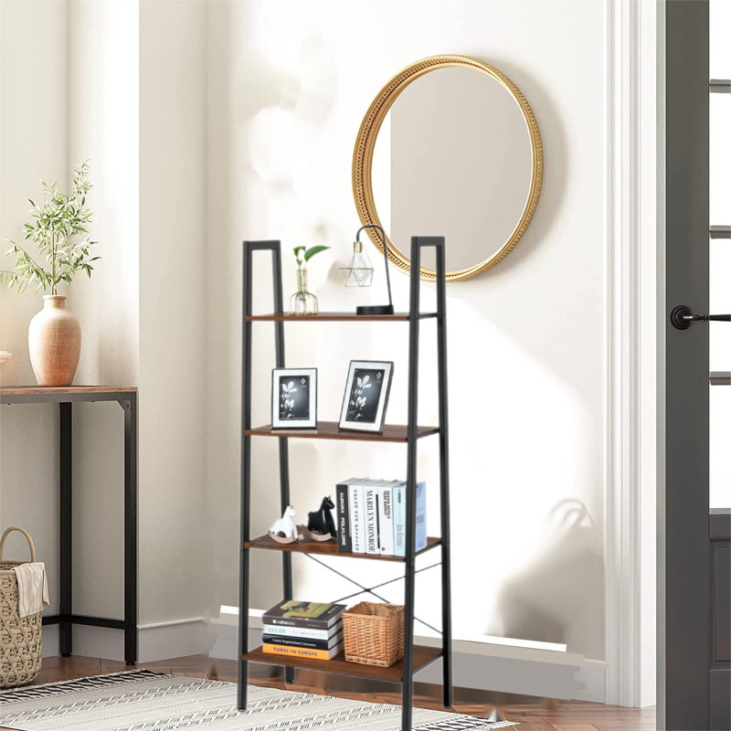 Kamm Ladder Bookcase, Brown/Black