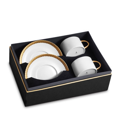Corde Tea Cup + Saucer