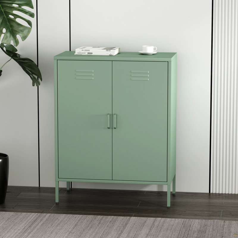 Buffet décoratif vert sauge