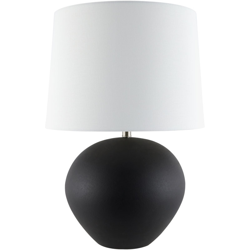 Bridley Table Lamp, Black, White