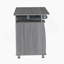 Bureau d'ordinateur complet avec rangement, gris